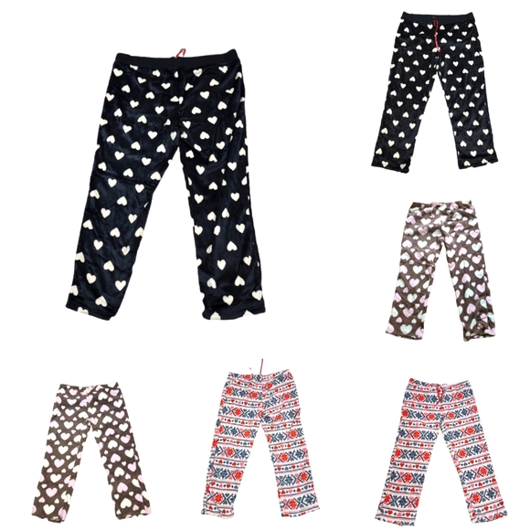 🎈🎈Bundle/Women's Plush Fleece Pajama Pants Size 3X - Picture 1 of 13